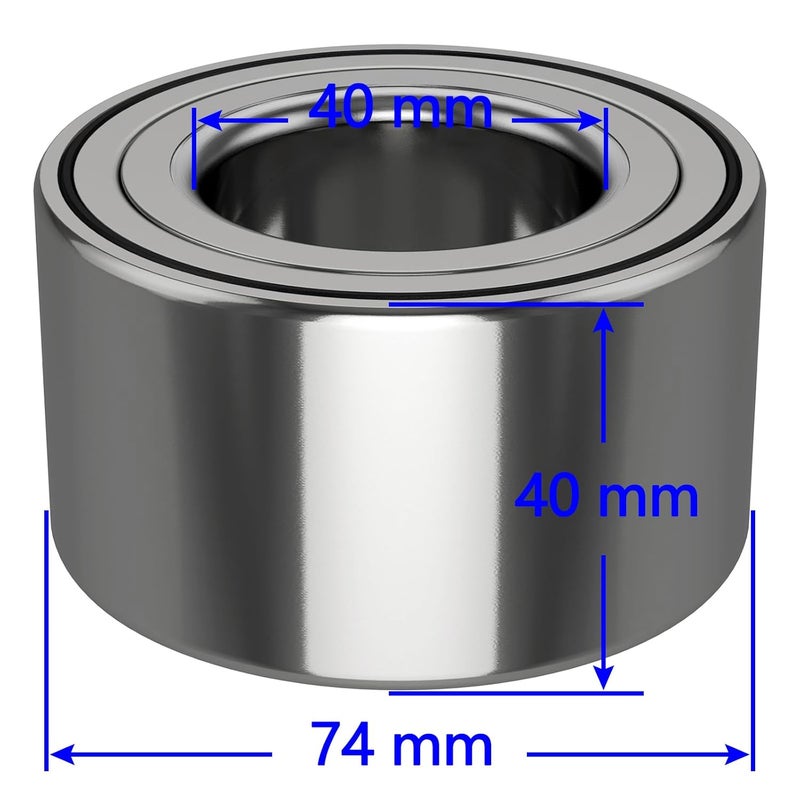 Moker Front & Rear Wheel Bearings for Polaris Ranger 700 900 1000 XP 2013-2019, Replace OE 3585502 3514635 3514627 3514699 3514822 - Image 3